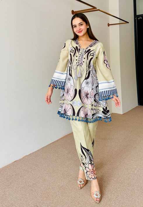 Anaya Green Festive Fusion Set